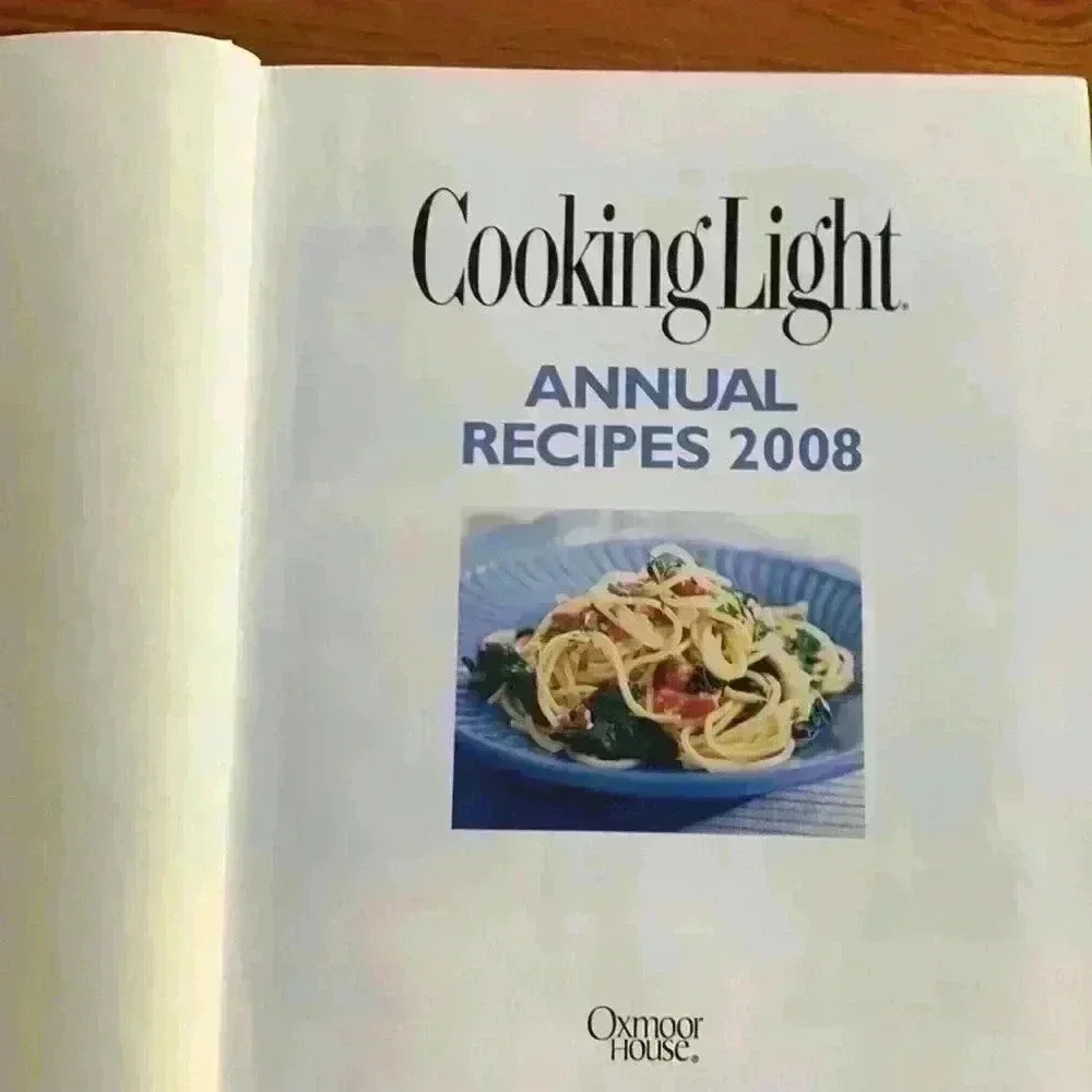 Cookbook....Cooking Light Annual Recipes 2008/Perfect for Christmas Gift